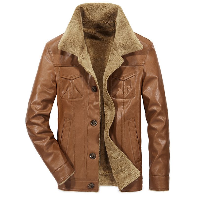 Compra Nuevos Hombres Chaqueta De Cuero De Invierno Chaqueta De Piel Bomber  Chaqueta Hombres Templado Cálido Más Velvet Casual Motor Jacket Men Plus  Tamaño 201144 Barato | Entrega Rápida Y Calidad | Es.Dhgate
