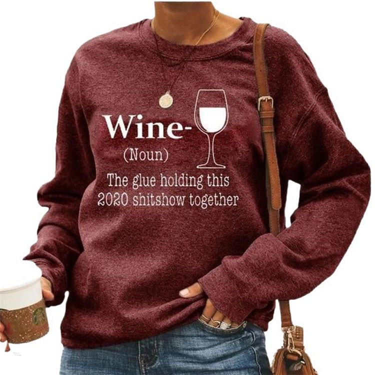 Wine shop noun sweatshirt