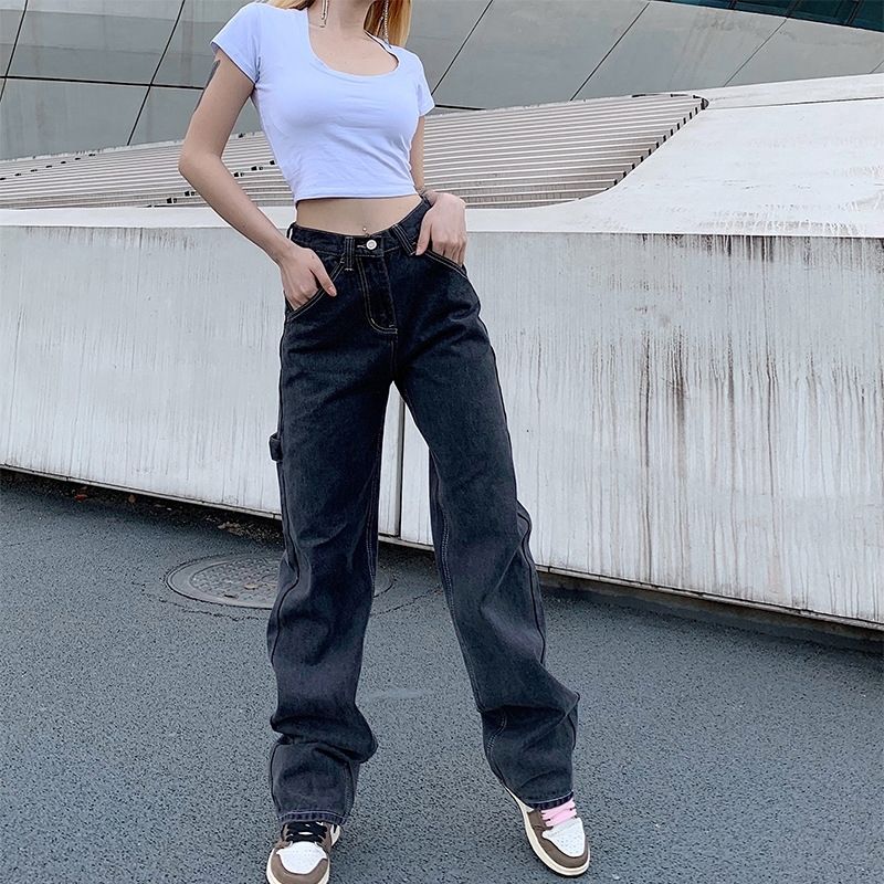 Outfit aesthetic para mujer con pantalón cargo verde y sombrero 】luce  increíble.