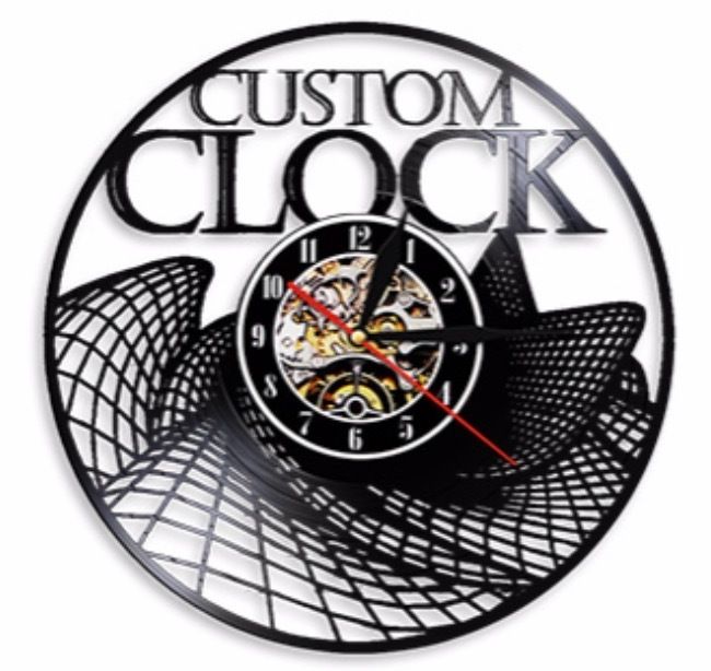 Custom Vinyl Clock