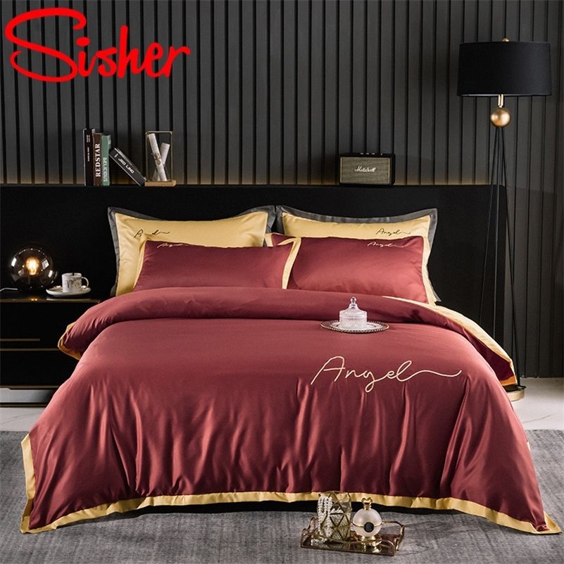 Modern Brief Luxury Duvet Cover Set 