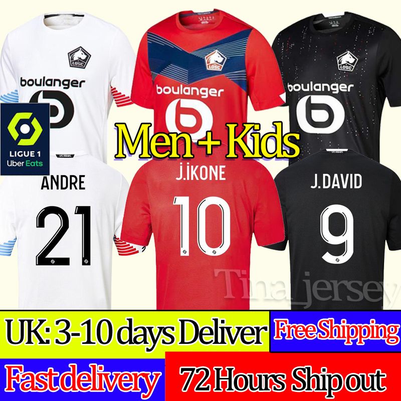 2020 2020 2021 LOSC Lille Soccer Jerseys FONTE BAMBA ...