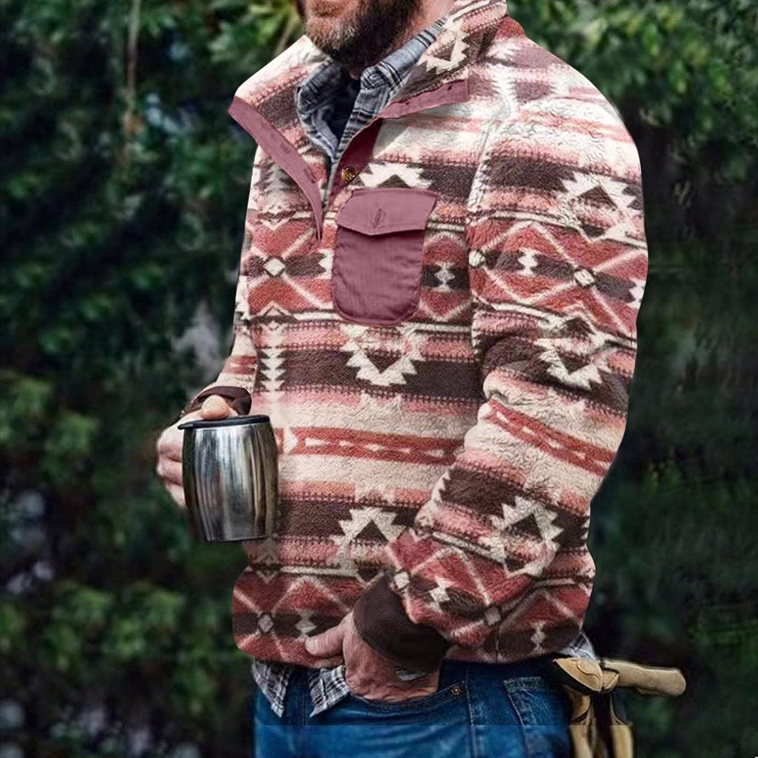 western pullover mens