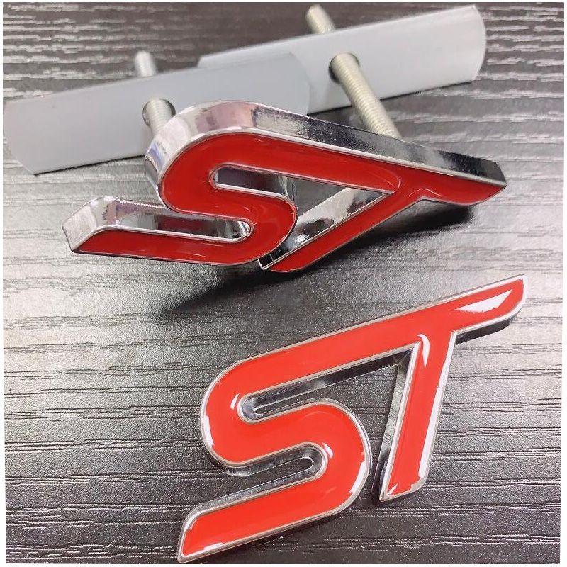 Car Front Grill Emblem Auto Grille Badge Sticker For Ford Focus ST