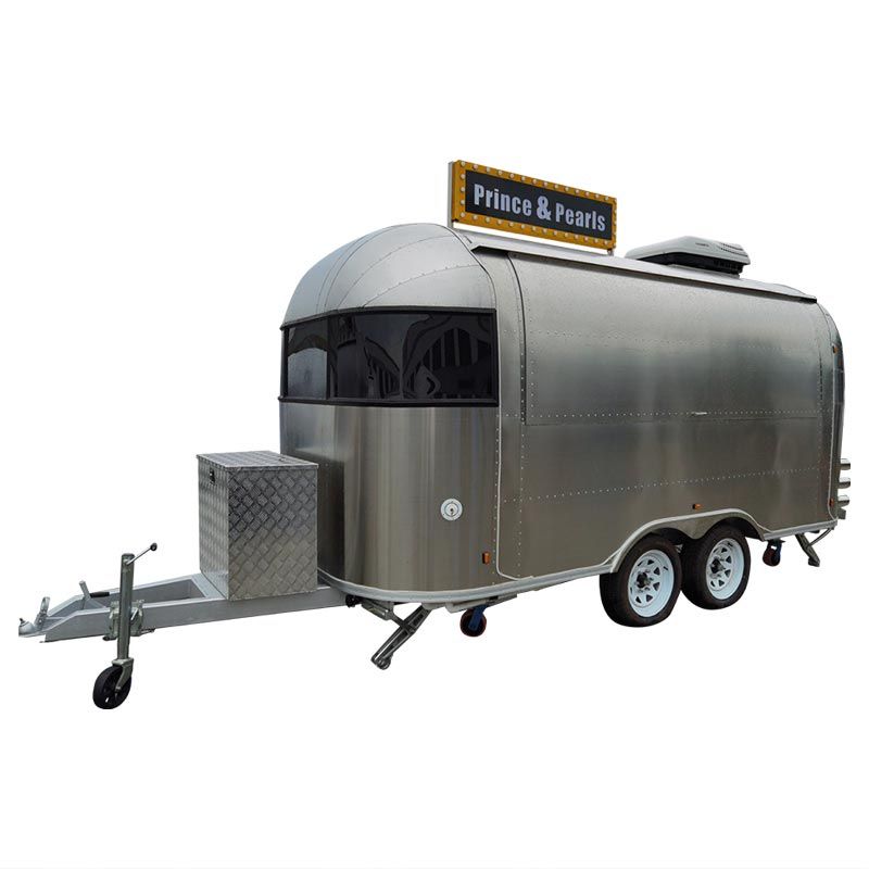 2021 Stainless Steeel Concession Food Trailer Mobile Food Truck From