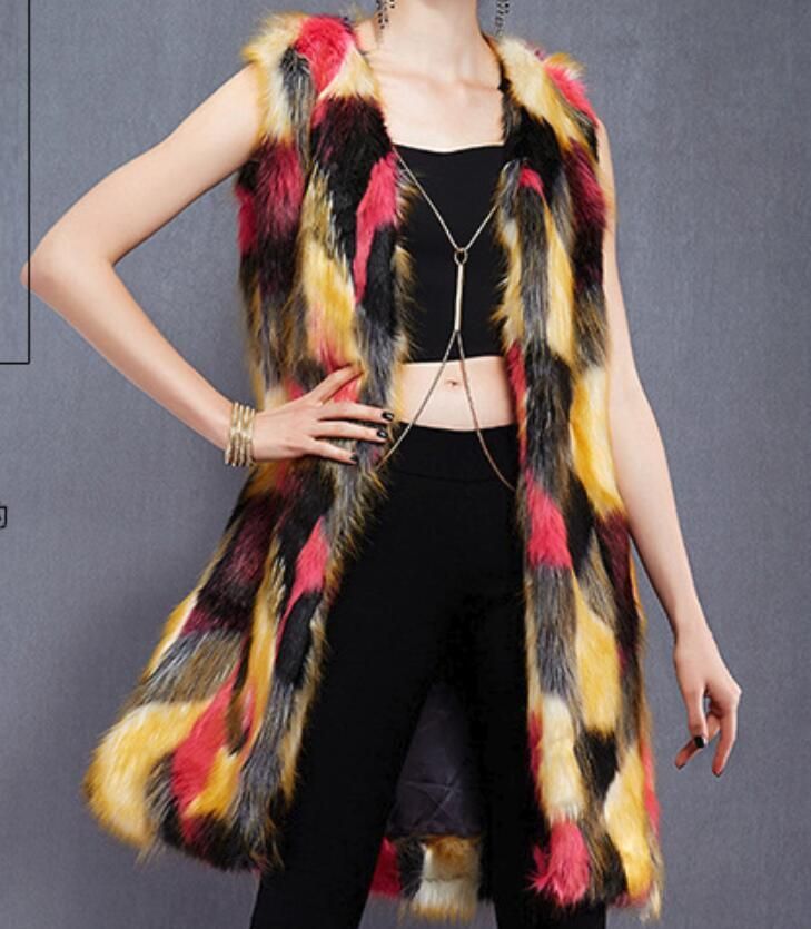 thin fur vest