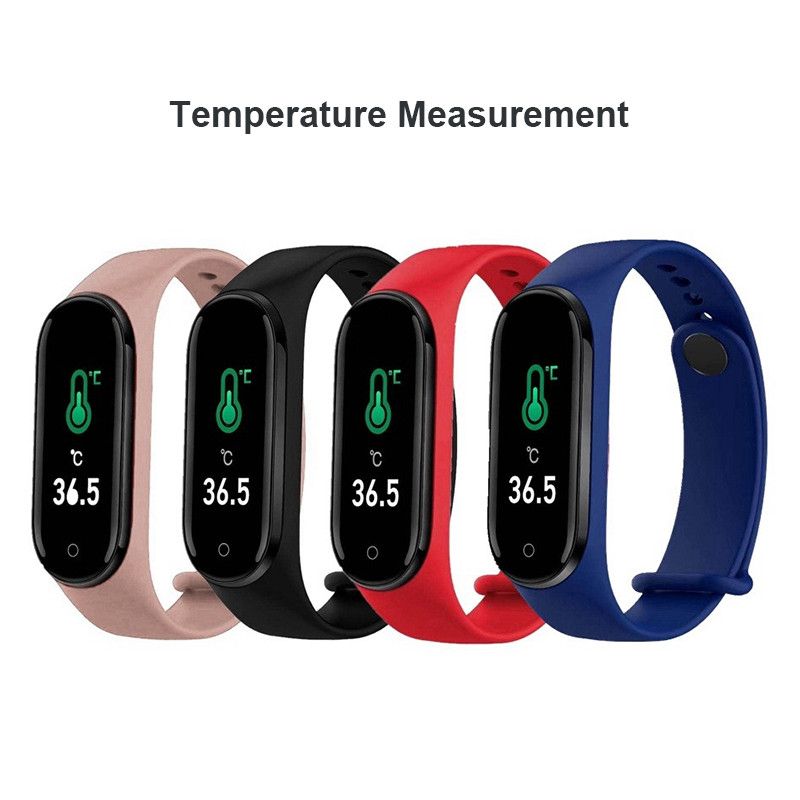 Suministro Al Por Mayor M4 PRO CUERPO TEMPERATURA Pulsera SmartBand  Vecostrar Reloj Monitor De Ritmo Cardíaco Monitor De Fitness Actividad  Actividad Presión Arterial De Godspeed, 4,26 € | Es.DHgate.Com
