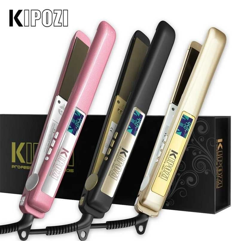 Compra Kipozi Pelo Plano Plancha Plancha Profesional Digital LCD Pantalla  Peine Curler Cuidado De La Belleza Curling 220111 Barato | Entrega Rápida Y  Calidad | Es.Dhgate