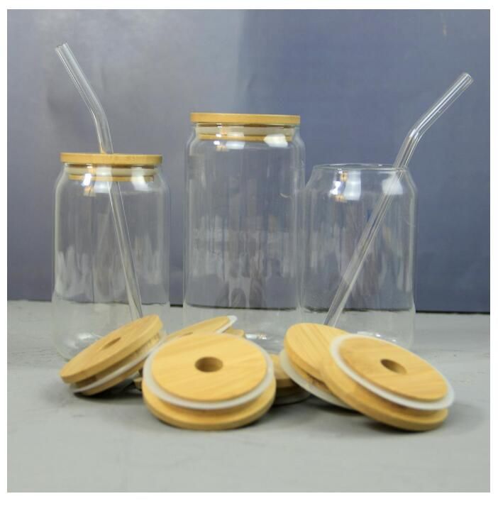 Clear with Lid and Straw