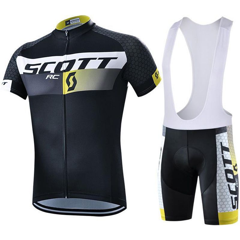 New Summer Team Cycling Jersey Set Men Mountain Bike Clothing Suit Bicycle Wear