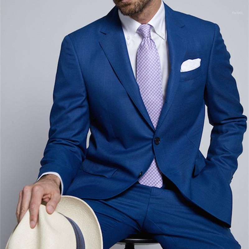 Compra Trajes De Hombre Blazers Blazers Ternos Masculinos Mens Escenario  Use Slim Fit Hombres Traje De Fiesta Boda Para Blazer 2 Piezas Azul 2021  Chaqueta + Pantalones 1 Barato | Entrega Rápida Y Calidad | Es.Dhgate