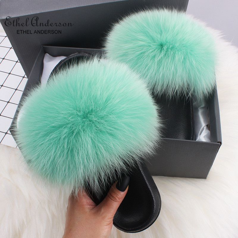 Mint Green Fox Furt