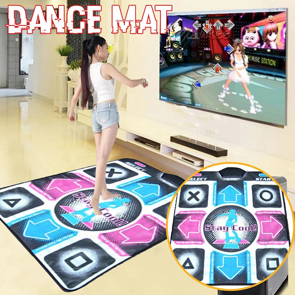 Dooret Baile Mats Antideslizante Pad Baile del bailarín Manta Construido En Pistas de música y tecnología inalámbrica Bluetooth con USB y Unidad de CD