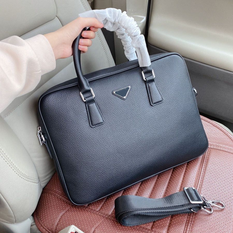 Top Quality Luxury Fashion Vintage Briefcase For Men Formal Business Laptop  Bag Designer Handbags 2020 Dropshipping Bags