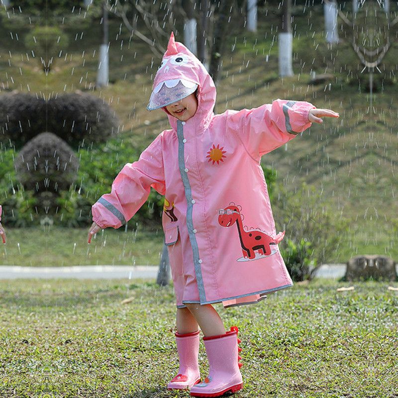 Girls store dinosaur raincoat
