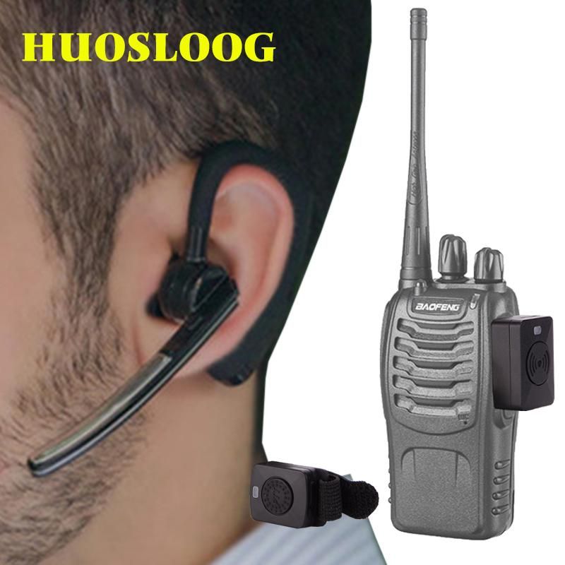 Acquistare Walkie Talkie Huosloog Auricolare Wireless Bluetooth Bluetooth  Auricolare A Cuffia A Due Vie BAOFENG Economico | Consegna Veloce E Qualità  | It.Dhgate