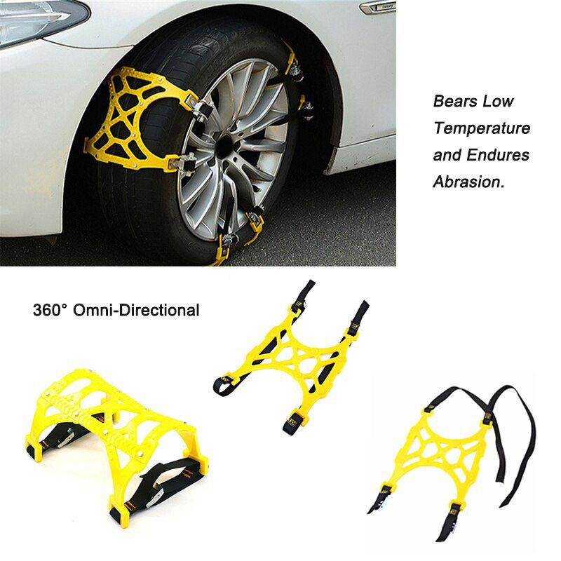 Adjustable Car Tire Anti-Skid Snow Chains - China Car Tire Anti-Skid Snow  Chains, Plastic Snow Chain
