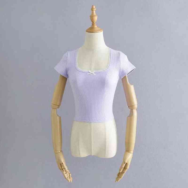 T-shirt violet