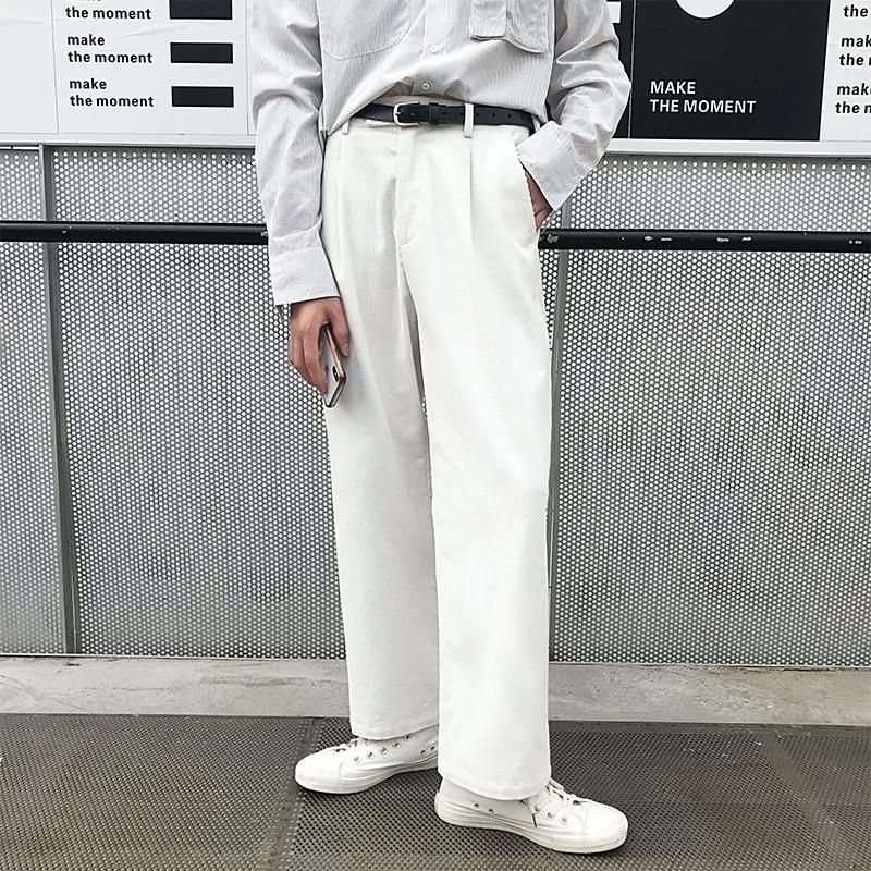 Mens white corduroy pants Clearance