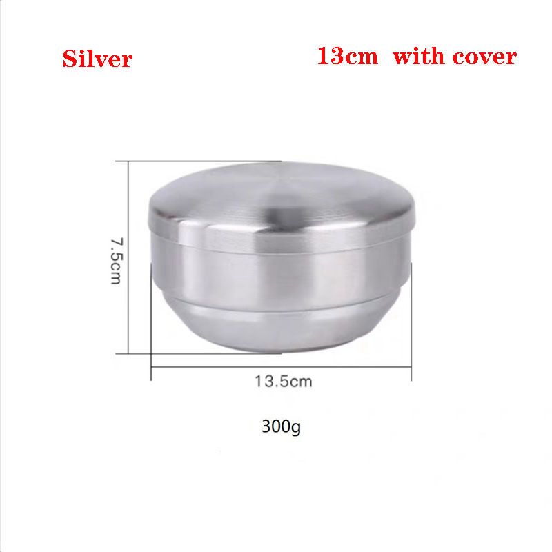 Silver-with Lid 13cm