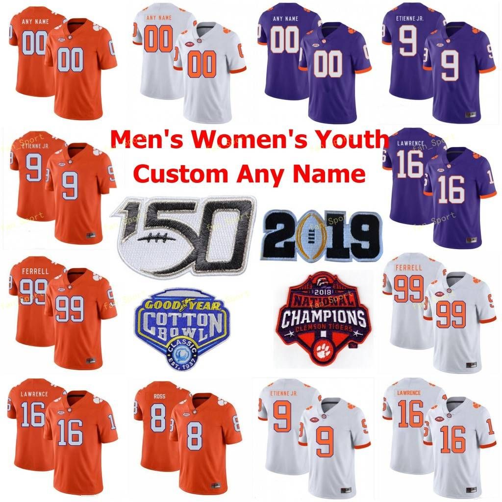 custom clemson jersey