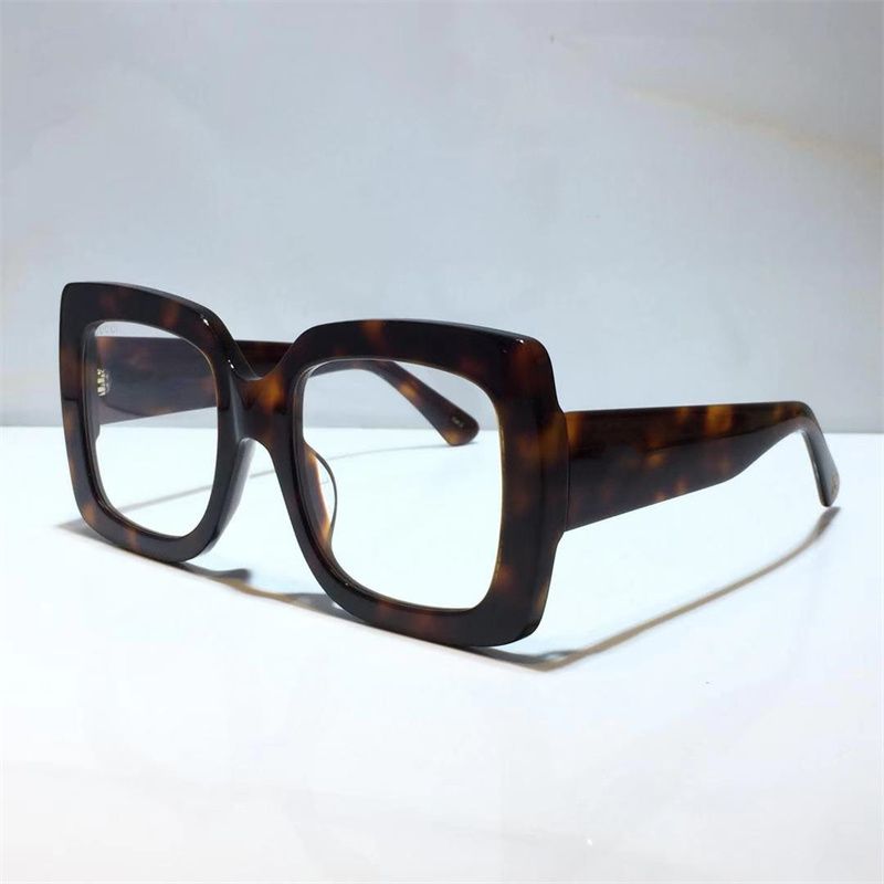 Amber Frame Clear Lens