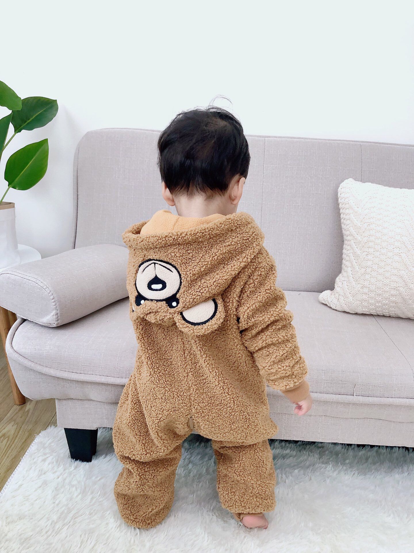 Unisex Rompers Boys Girls Fleece Hooded Winter Fleece Jumpsuit Soft Cute Cartoon Coats Newborn Toddler Kids Jacket From Czm0518, $43.22 |