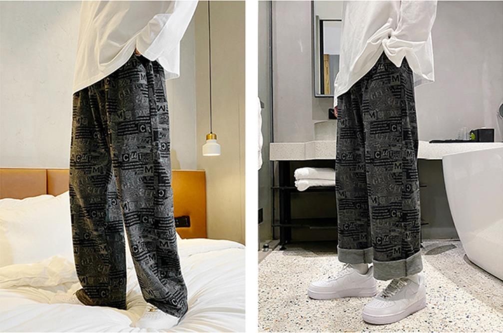 Homme Styliste Pantalon Casual Style Casual Style Hommes Impression Joggers Pantalon Pantalon Pantalon Chaude Vente de cargaison Pantalon Pantalon Élastic Taille Hommes 27-34