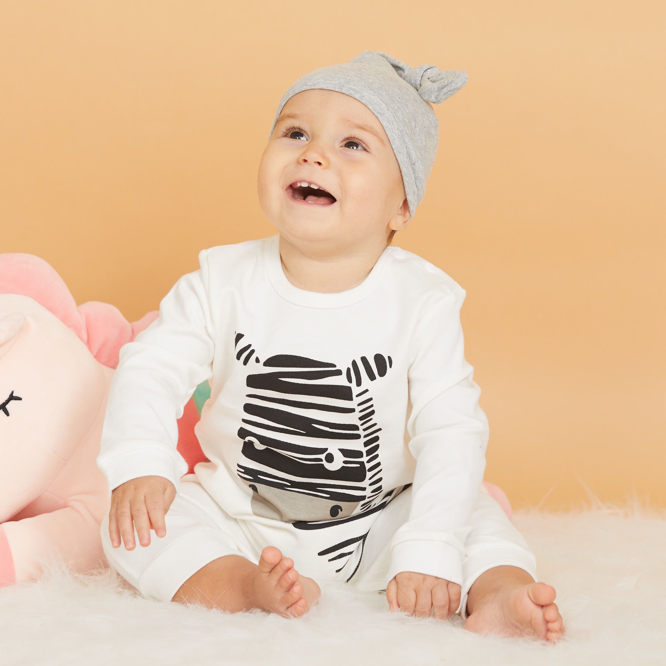 Acquistare Patpat Giocoso Zebra A Maniche Lunghe In Cotone Baby Ragazze  Vestiti Tuta In Bianco Con Cappello Baby Neonato Outfit Set Lj201223  Economico | Consegna Veloce E Qualità | It.Dhgate