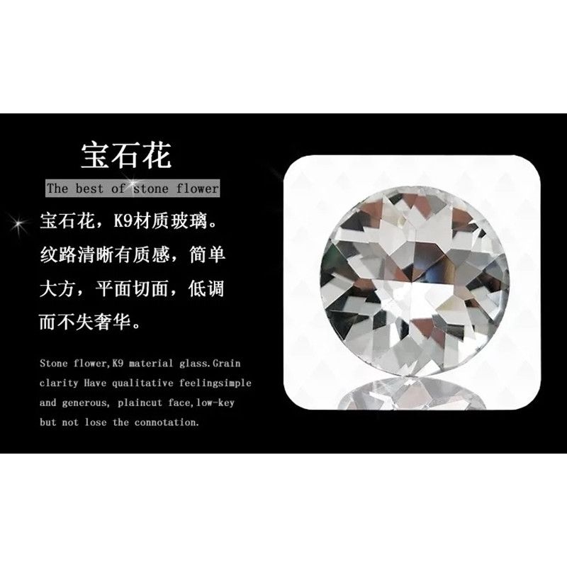 50Pcs/lot acrylic Buttons Sewing Sofa DIY Diamond Upholstery Headboard  acrylic Crystal Buttons Accessories 18/20/25/30MM