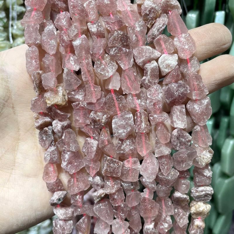 Quartz della fragola 7-11mm 20pcs