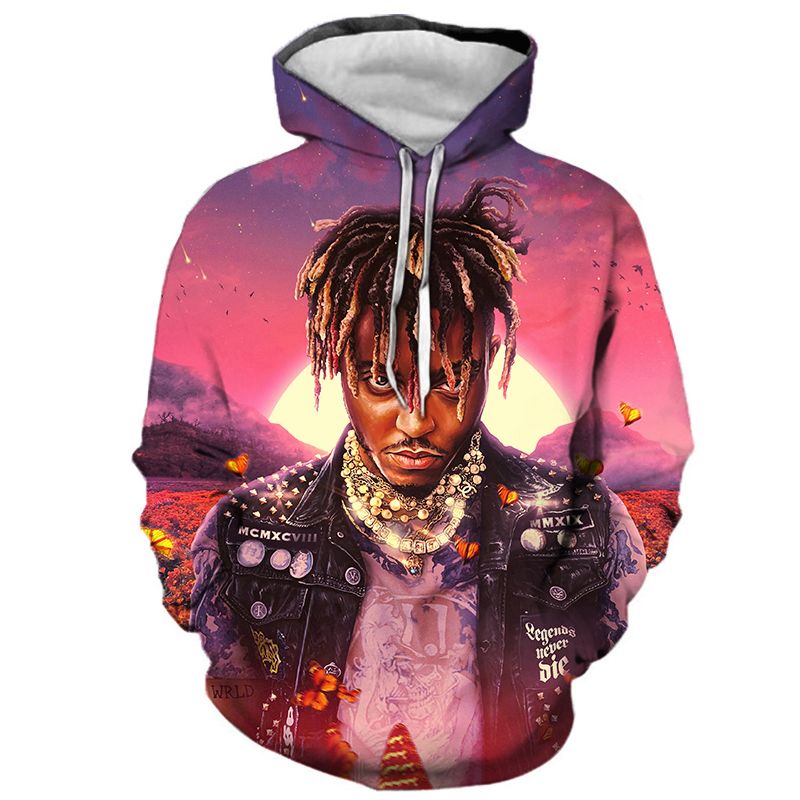 999 juice wrld moletom com capuz