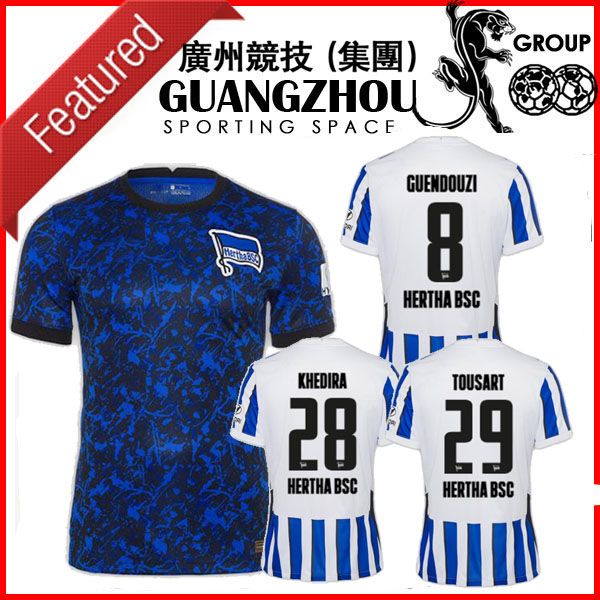 2021 9 Piatek 20 21 Hertha Bsc Soccer Jerseys Guendouzi 8 Cunha 10 Tousart 29 Radonjic 24 Khedira 28 Jersey 2020 2021 Home Football Shirt From Cartss 14 18 Dhgate Com