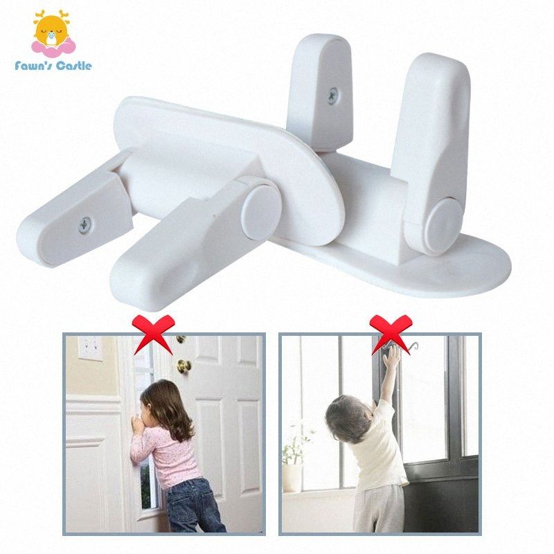 2020 Baby Safety Door Lever Lock Toddler Protection Invisible Switch