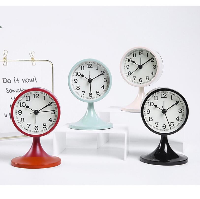 2021 Retro Desk Electric Table Alarm Clock Desktop Watch Creative Xmas