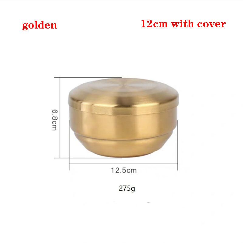 Golden-mit Deckel 12 cm