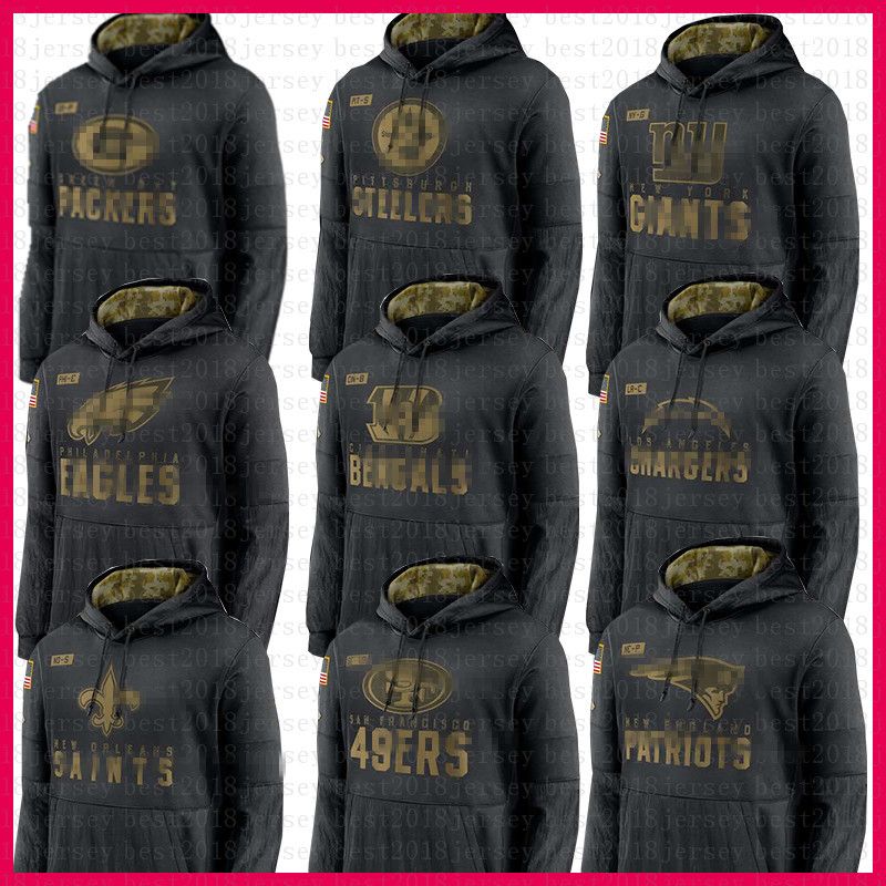 saints salute to service hoodie 2018