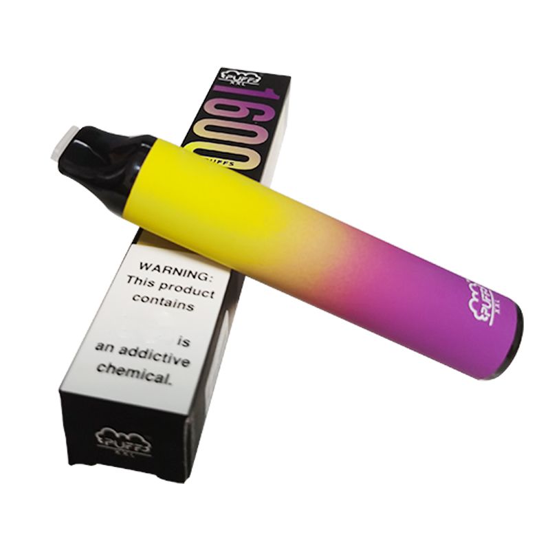 2020 Newest Puff Xxl 1600 Disposable Vapes System Device Kit 6.5ml