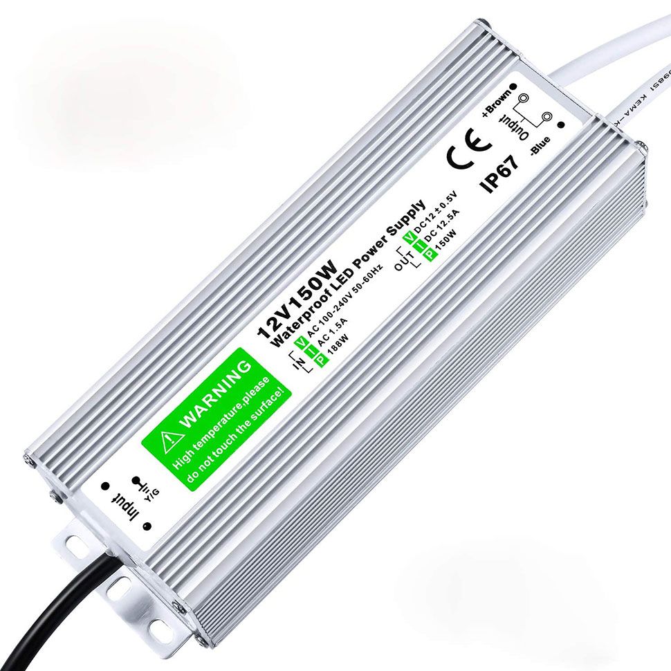 LED transformador 12w 0,5a 24v fuente de alimentación impermeable transformador de LED tiras 