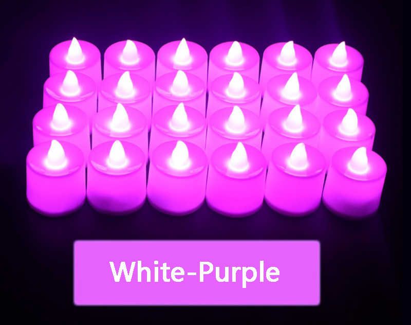 White shell-purple light