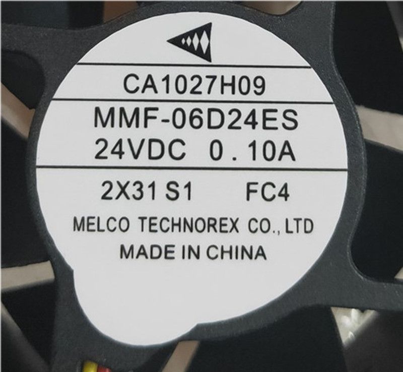 Mitsubishi e500 CA1027H09 MMF-06D24ES FC4 24V 60 * 60 * 25mm 24V 0.10A에 대한 새로운 원래 인버터 팬