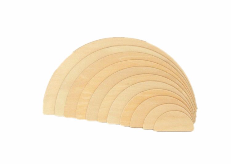 11pcs Natur Holz