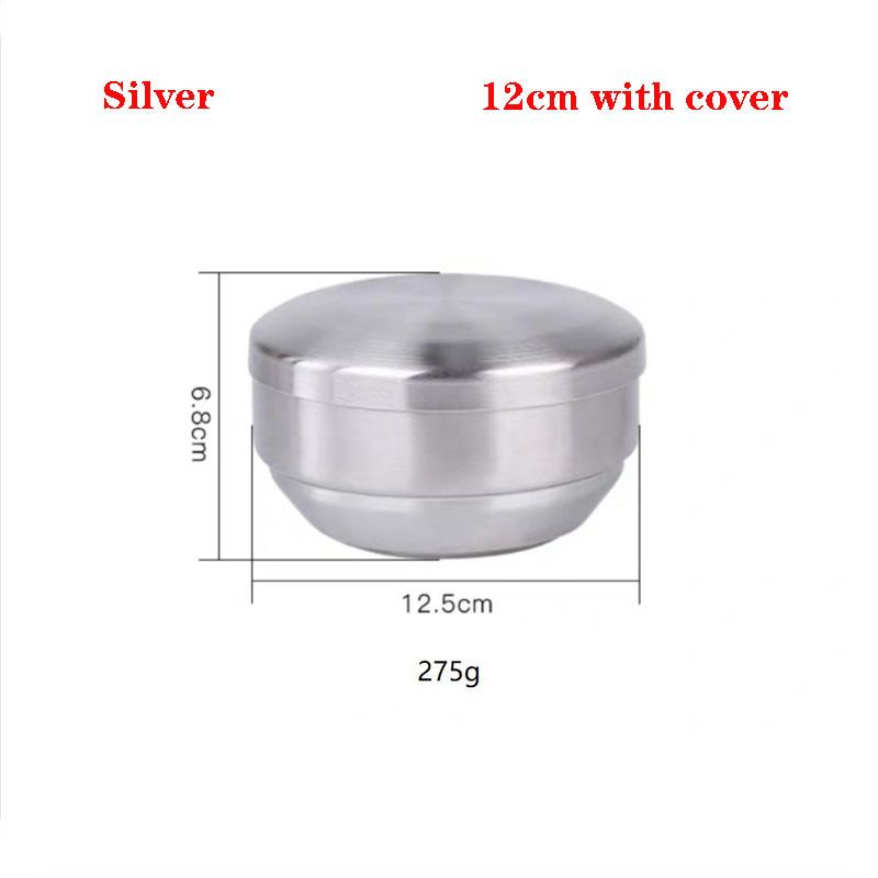 Silver-with Lid 12cm