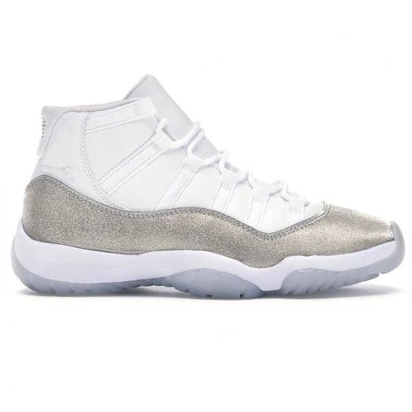 metallic silver 11s