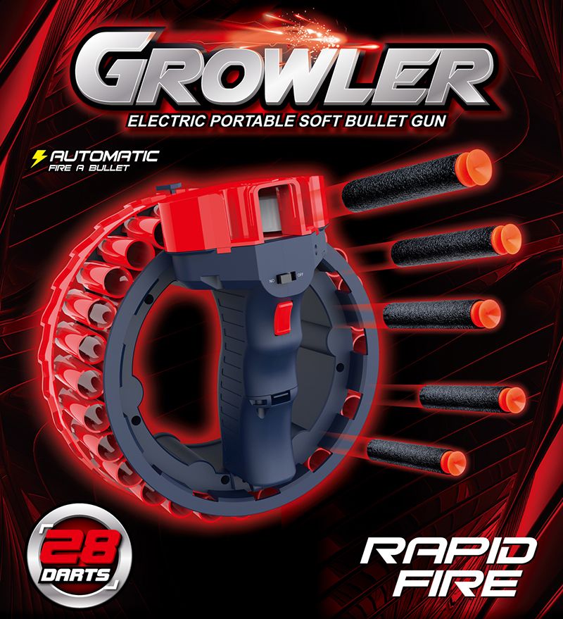 Growler elektrische Soft Bullets Mini Gun Pistole 28 Schuss Spielzeug 