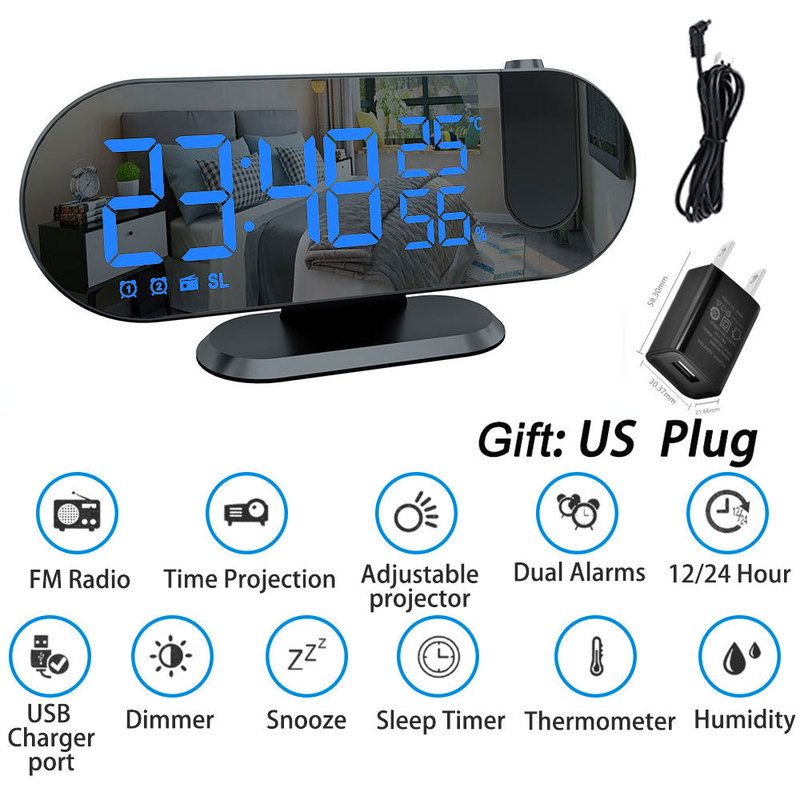 US Plug Blue Font