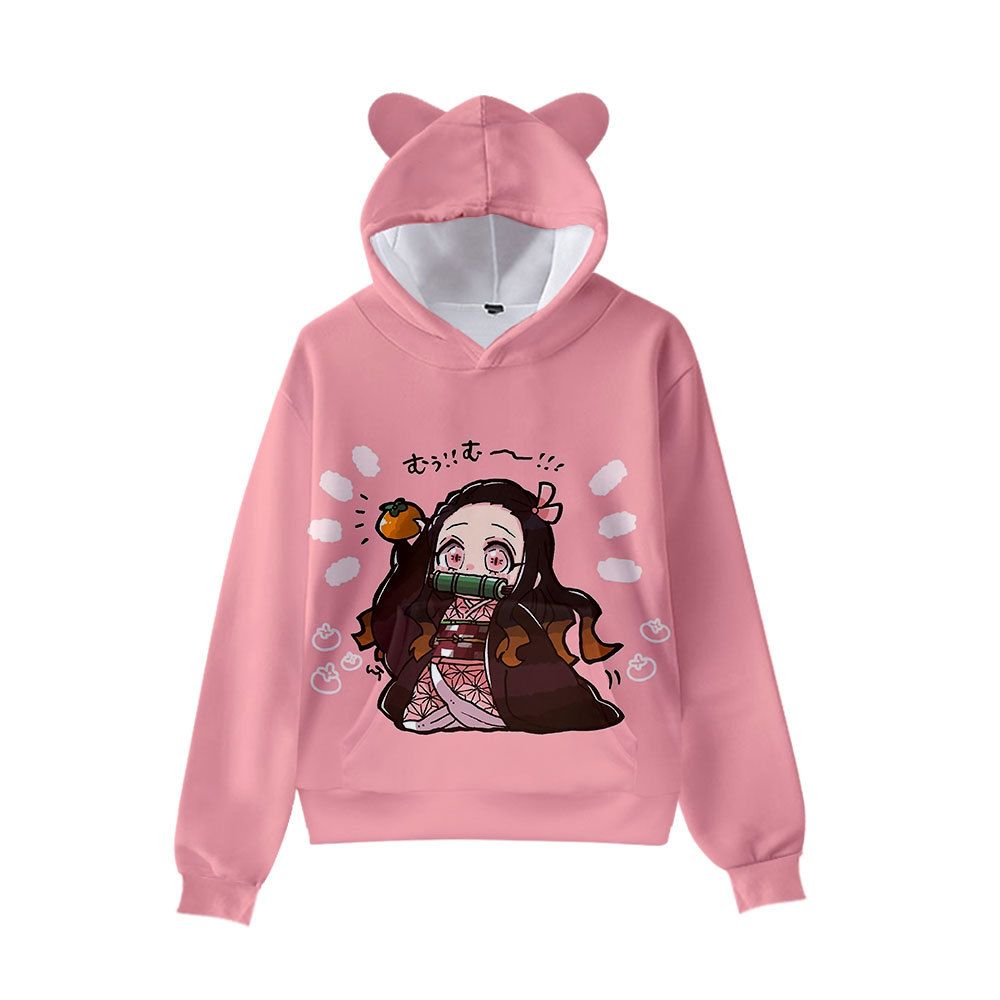 Fashion 3D Print Comic Demon Slayer Hoodie Boys Girls Hooded Autumn