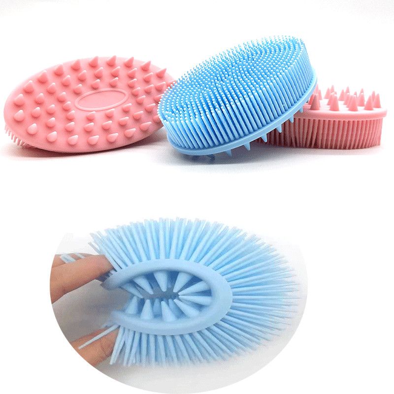 2021 Designer Baby Bathing Brush Baby Facial Cleansing Brush Silicone