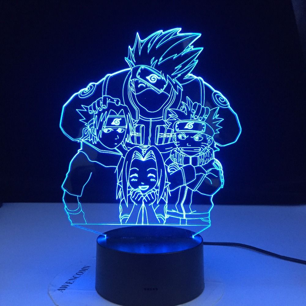 Naruto Cartoon Kids Kakashi Sasuke Sakura Japanese Manga Anime Friendship Comic Sensor Lamp Nightlight 3d Lamp Naruto Cartoon Kids Kakashi Sasuke Sakura Japanese Manga Anime Friendship Comic Sensor Lamp Nightlight 3d Lamp