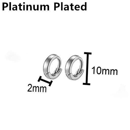 Platinumpläterad 1 par